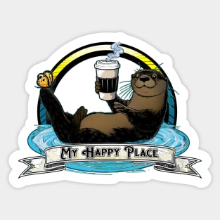 My Happy Place Sticker